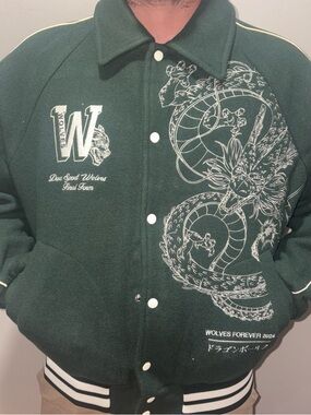 Civil Regime x Dragon Ball Z Varsity Jacket Men’s M NWT